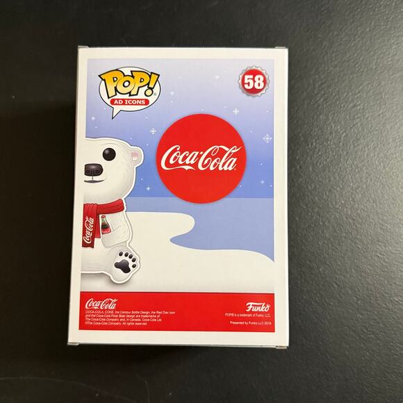 Funko Pop - Ad Icons - Coca-Cola Polar Bear #58 - Holiday - Christmas - Picture 5 of 6